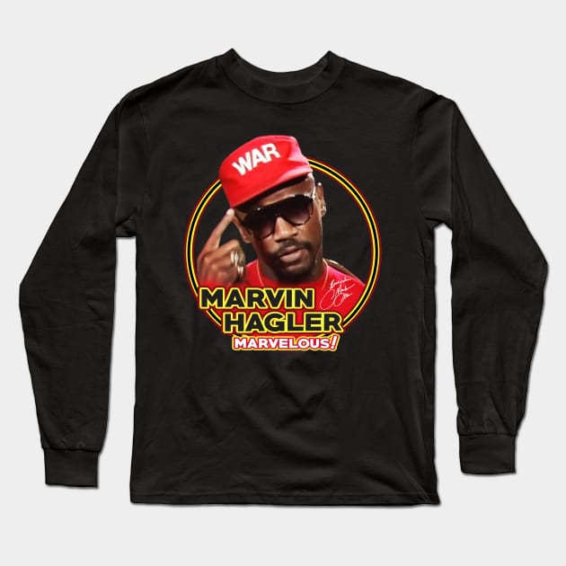 Marvin hagler Long Sleeve T-Shirt by Legacy BG